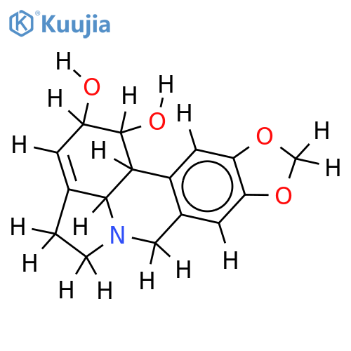 9,10-methanediyldioxy-galanth-3(12)-ene-1alpha,2beta-diol structure