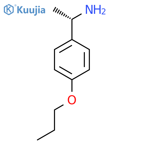 (1S)-1-(4-propoxyphenyl)ethan-1-amine structure