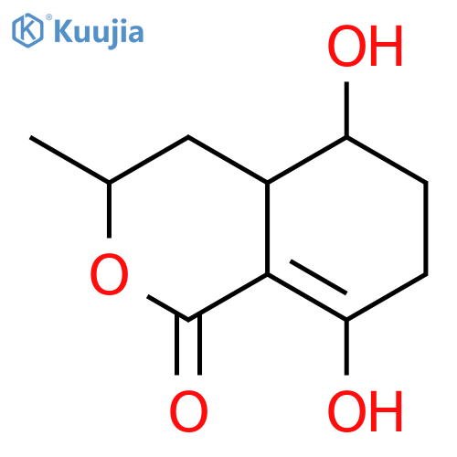 5,8-Dihydroxy-3-methyl-3,4,4a,5,6,7-hexahydro-1H-isochromen-1-one structure