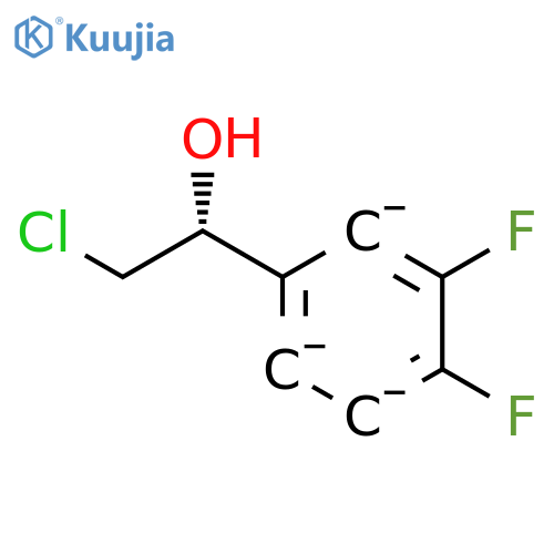 (1R)-2-Chloro-1-(3,4-difluorophenyl)ethan-1-ol structure
