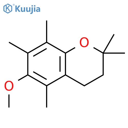 2H-1-Benzopyran, 3,4-dihydro-6-methoxy-2,2,5,7,8-pentamethyl- structure