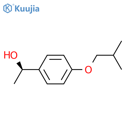 (1R)-1-4-(2-Methylpropoxy)phenylethan-1-ol structure
