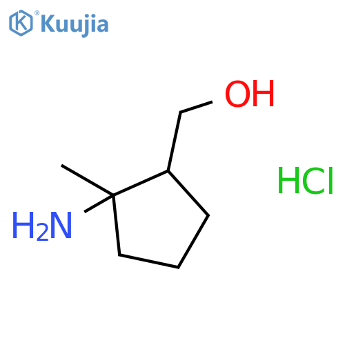 cis-(2-Amino-2-methyl-cyclopentyl)-methanol Hydrochloride structure