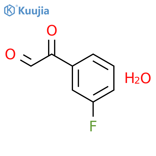3-Fluorophenylglyoxal hydrate structure