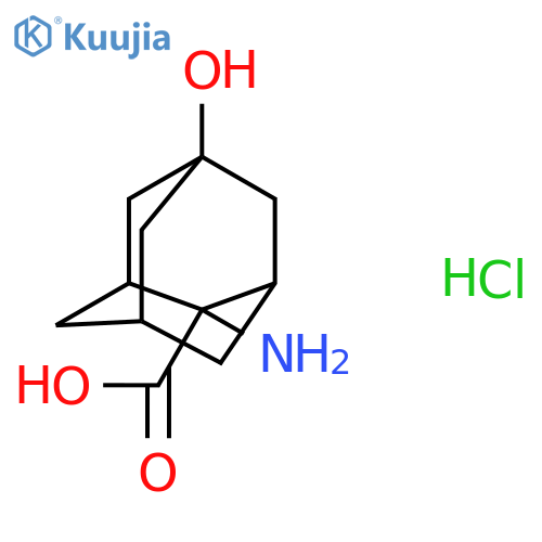 (2r,5s)-2-amino-5-hydroxyadamantane-2-carboxylic acid hydrochloride structure