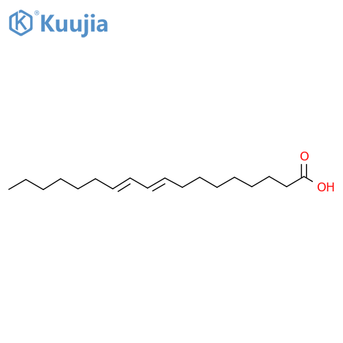 9,11-Octadecadienoic acid structure
