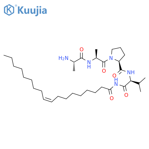 L-Valinamide,N-(1-oxo-9-octadecenyl)-L-alanyl-L-alanyl-L-prolyl-, (Z)- (9CI) structure