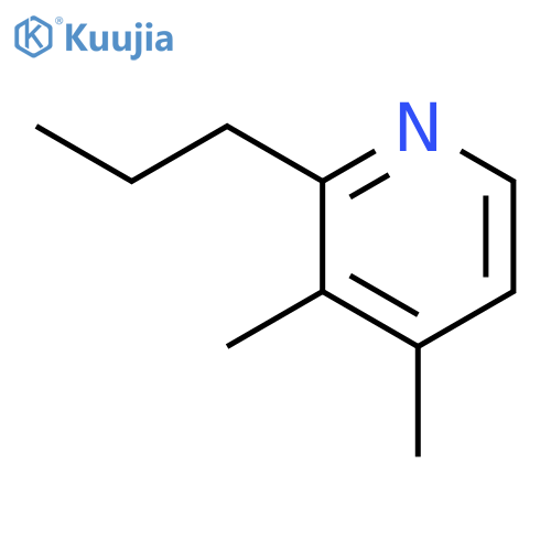 Pyridine,3,4-dimethyl-2-propyl- structure