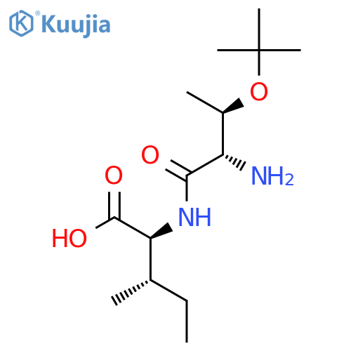 L-Isoleucine, N-[O-(1,1-dimethylethyl)-L-threonyl]- structure