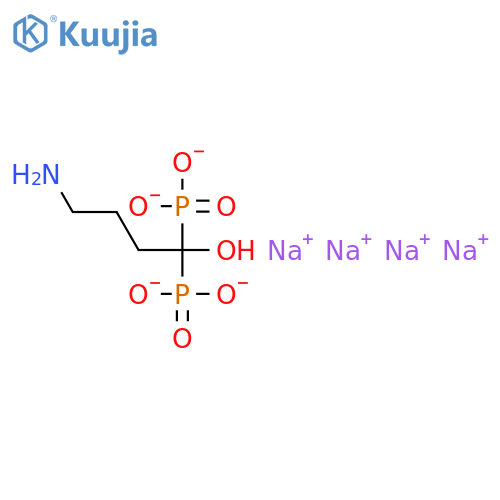 Alendronate sodium hydrate structure