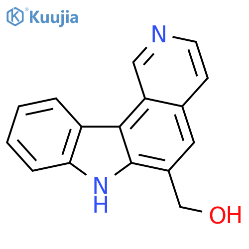 7H-Pyrido[4,3-c]carbazole-6-methanol structure