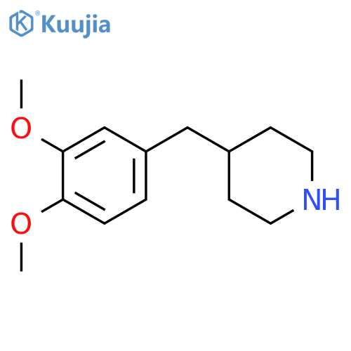 4-(3,4-Dimethoxyphenyl)methyl-piperidine Hydrochloride structure