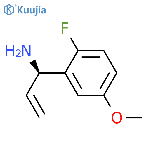 (1R)-1-(2-FLUORO-5-METHOXYPHENYL)PROP-2-ENYLAMINE structure
