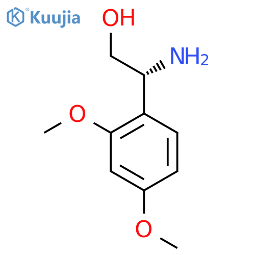 (2R)-2-Amino-2-(2,4-dimethoxyphenyl)ethan-1-OL structure