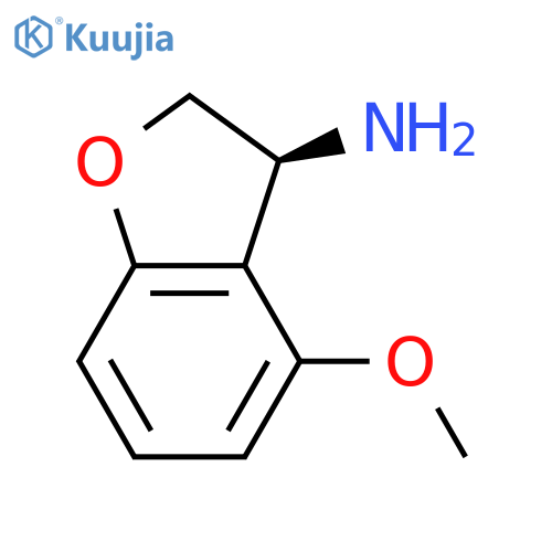 (S)-4-methoxy-2,3-dihydrobenzofuran-3-amine structure