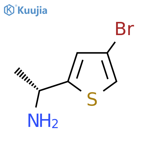 (1R)-1-(4-bromothiophen-2-yl)ethan-1-amine structure