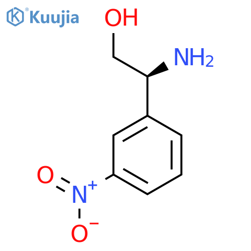 (2S)-2-amino-2-(3-nitrophenyl)ethan-1-ol structure