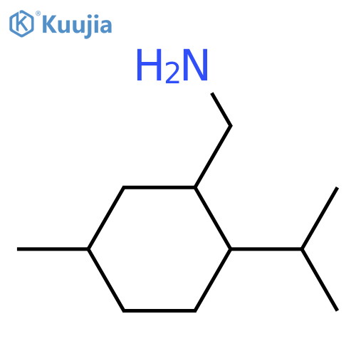 1-[5-methyl-2-(propan-2-yl)cyclohexyl]methanamine structure