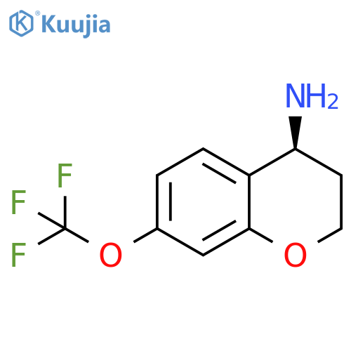 (4S)-7-(TRIFLUOROMETHOXY)CHROMANE-4-YLAMINE structure