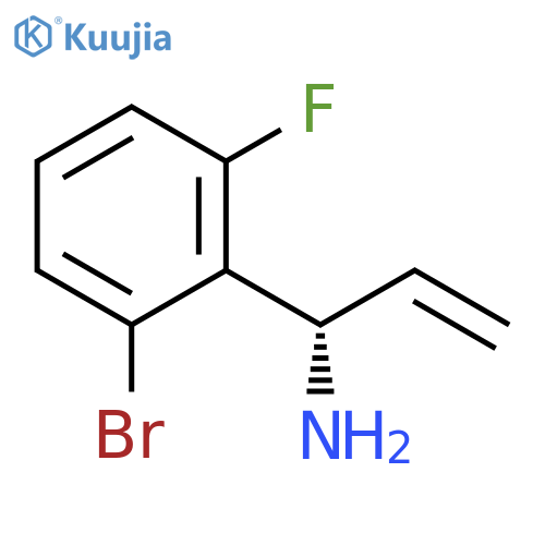 (1S)-1-(2-BROMO-6-FLUOROPHENYL)PROP-2-ENYLAMINE structure