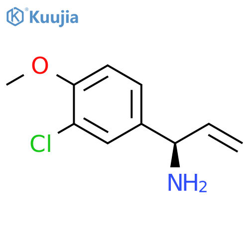 (1R)-1-(3-CHLORO-4-METHOXYPHENYL)PROP-2-ENYLAMINE structure