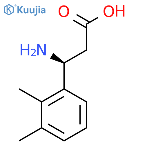 (3S)-3-amino-3-(2,3-dimethylphenyl)propanoic acid structure