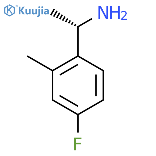 (1S)-1-(4-Fluoro-2-methylphenyl)ethylamine structure