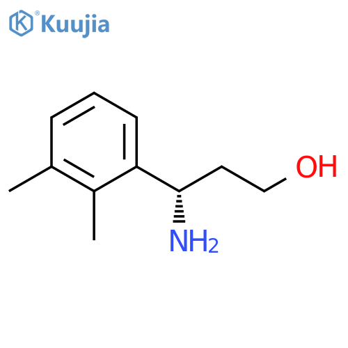 (3S)-3-amino-3-(2,3-dimethylphenyl)propan-1-ol structure