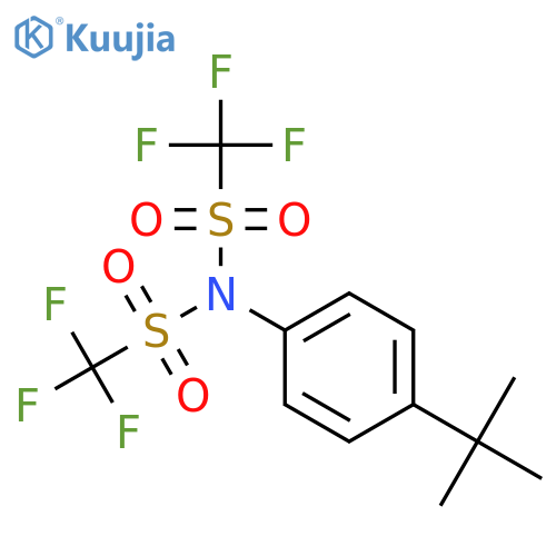 N-(4-tert-Butylphenyl)bis(trifluoromethanesulfonimide) structure