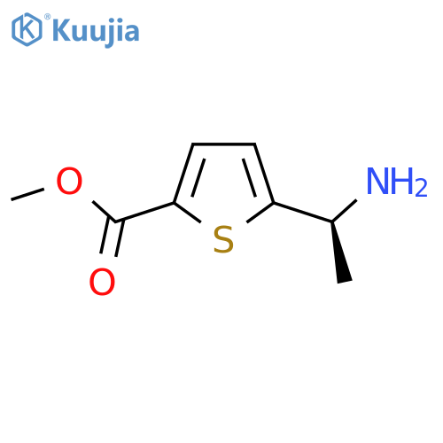 methyl 5-(1S)-1-aminoethylthiophene-2-carboxylate structure