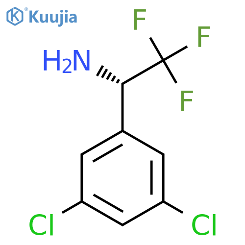 (1S)-1-(3,5-dichlorophenyl)-2,2,2-trifluoroethylamine structure