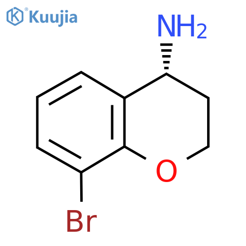 (4R)-8-bromochroman-4-amine structure