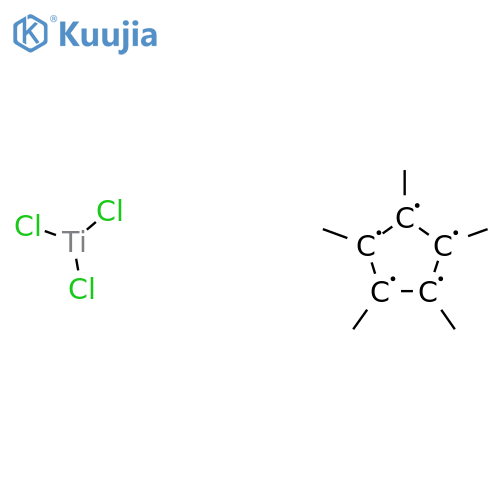 (Pentamethylcyclopentadienyl)titanium(IV) Trichloride structure