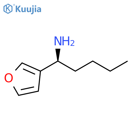 (1S)-1-(3-FURYL)PENTYLAMINE structure