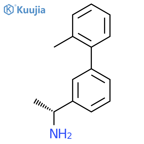 (1R)-1-3-(2-methylphenyl)phenylethan-1-amine structure