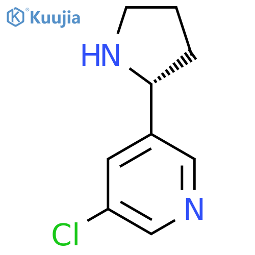 (R)-3-Chloro-5-pyrrolidin-2-yl-pyridine structure