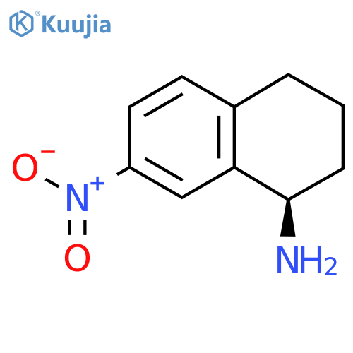 (1R)-7-nitro-1,2,3,4-tetrahydronaphthalen-1-amine structure