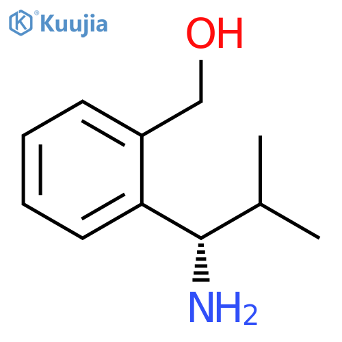 [2-((1S)-1-AMINO-2-METHYLPROPYL)PHENYL]METHAN-1-OL structure