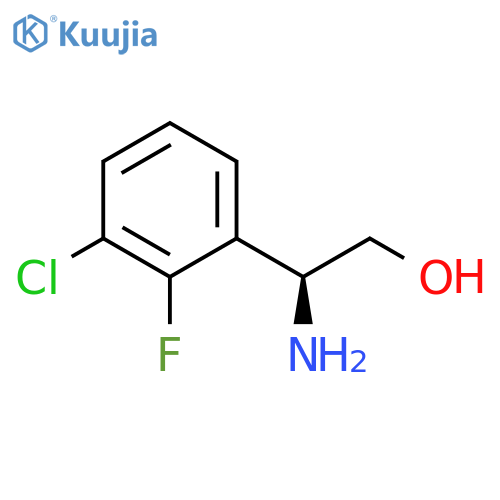 (2S)-2-AMINO-2-(3-CHLORO-2-FLUOROPHENYL)ETHAN-1-OL structure