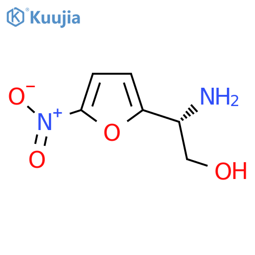 (2R)-2-amino-2-(5-nitrofuran-2-yl)ethan-1-ol structure