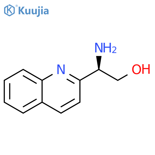(2R)-2-amino-2-(quinolin-2-yl)ethan-1-ol structure