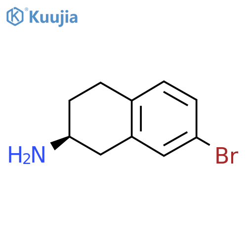 (S)-7-Bromo-1,2,3,4-tetrahydronaphthalen-2-amine structure