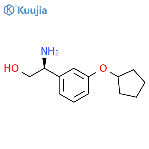 (2S)-2-AMINO-2-(3-CYCLOPENTYLOXYPHENYL)ETHAN-1-OL structure