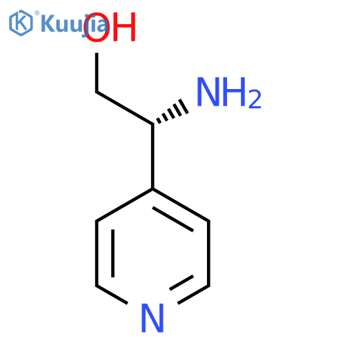 (2R)-2-amino-2-(pyridin-4-yl)ethan-1-ol structure