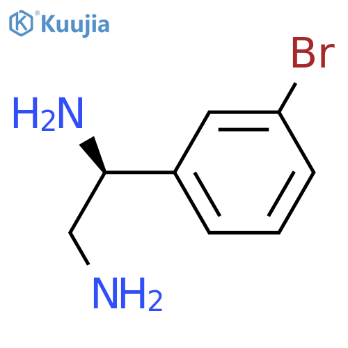 (1S)-1-(3-BROMOPHENYL)ETHANE-1,2-DIAMINE structure