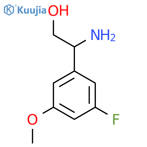 (S)-2-Amino-2-(3-fluoro-5-methoxyphenyl)ethanol structure