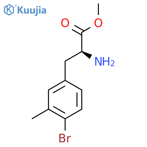 METHYL (S)-2-AMINO-3-(4-BROMO-3-METHYLPHENYL)PROPANOATE HCL structure