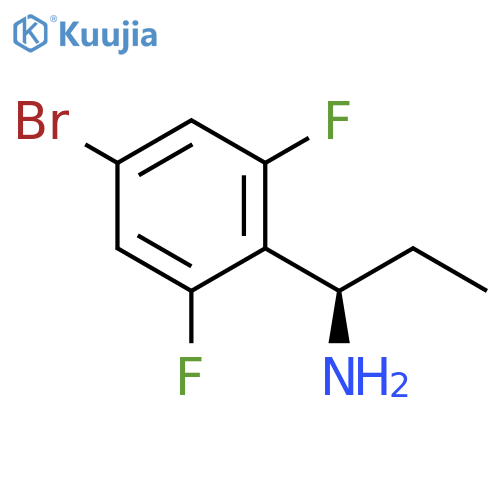 (1R)-1-(4-BROMO-2,6-DIFLUOROPHENYL)PROPYLAMINE structure