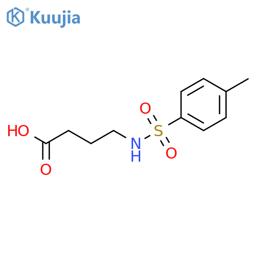 4-(4-methylbenzenesulfonamido)butanoic acid structure
