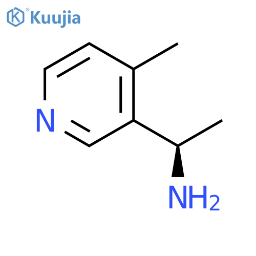 (1R)-1-(4-methylpyridin-3-yl)ethan-1-amine structure